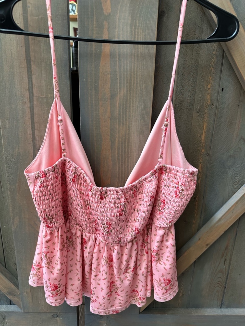 Lulus Floral Pink Tie-Front Top XL NWT - Picture 6 of 8